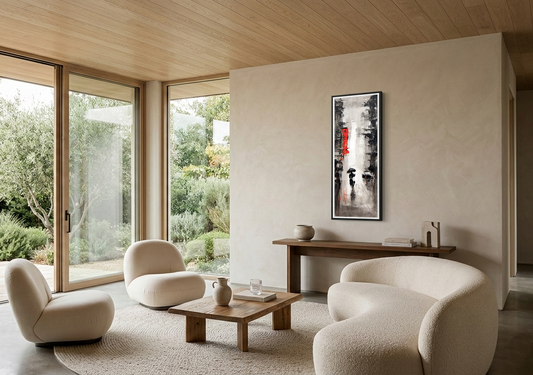 Cityscape in Silence – Contemporary Urban Cityscape Painting (AB)