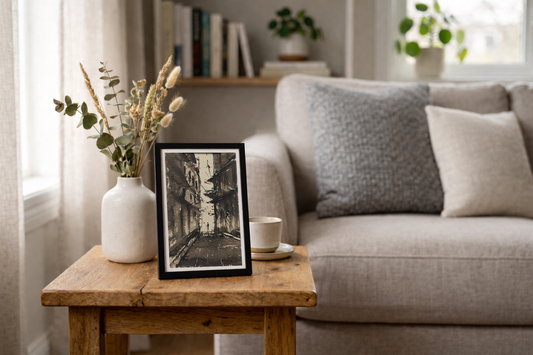 Silent Alley Kolkata Streetscapes – Contemporary Urban Painting (AB)