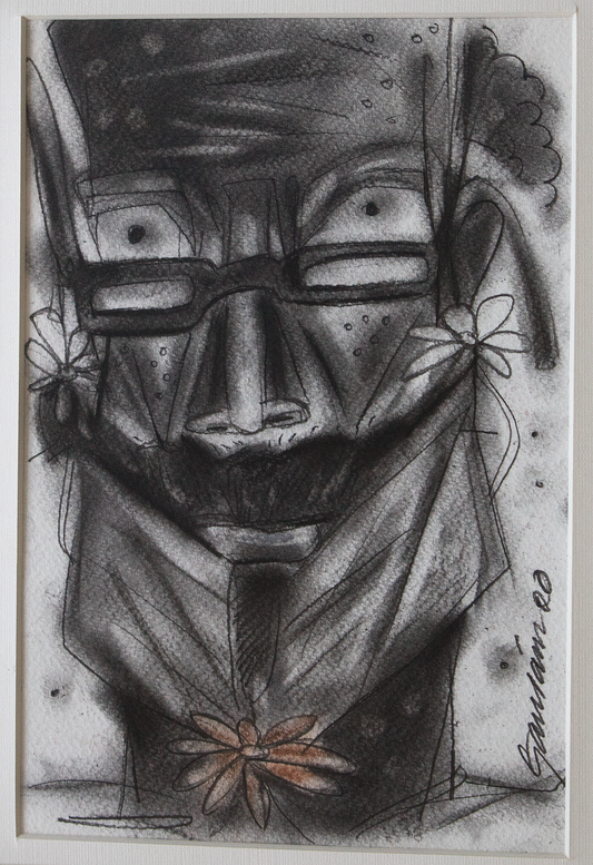 Contemporary Art –  Charcoal Drawing by Gautam Das |
