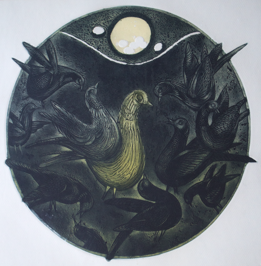 Contemporary Art –  Charcoal Drawing by Gautam Das |