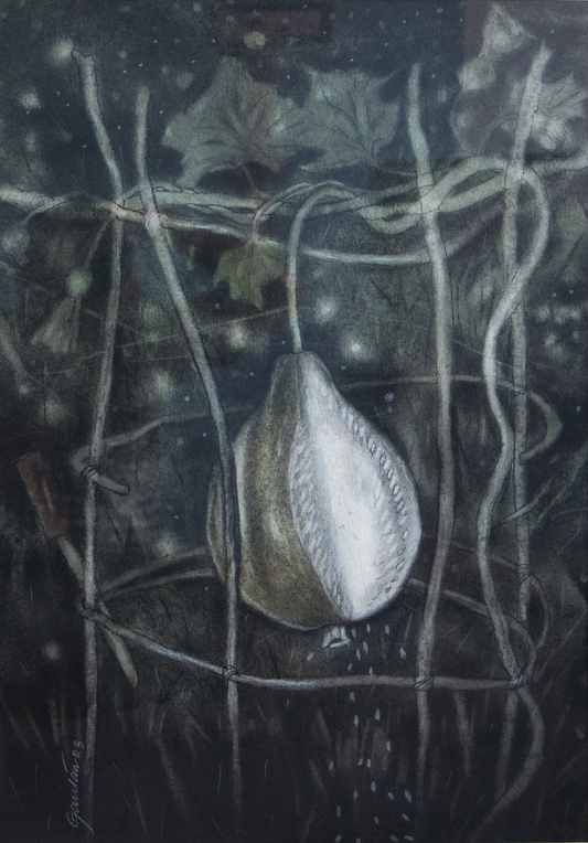 Contemporary Art – Charcoal Drawing by Gautam Das |