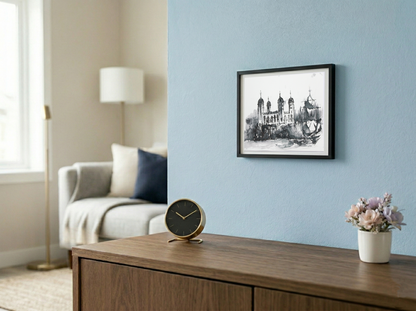 Original Mythical Angel Painting – Hand-Painted Fantasy Art with Dreamlike Landscape – Collectible Fine Art Wall Decor (SB) (Copy)