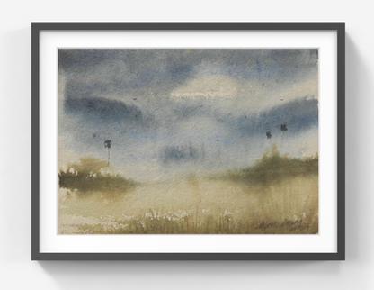 Silent Beach Fields – Contemporary Beach Painting (AB)